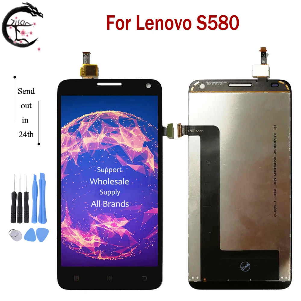5 0 &quotНовый ЖК дисплей для Lenovo S580 S 580 сенсорный датчик дигитайзер в сборе Замена