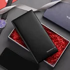 Новый Кошелек WILLIAMPOLO, мужской длинный клатч из натуральной кожи, Тонкий Модный деловой удобный кошелек с несколькими отделениями для карт