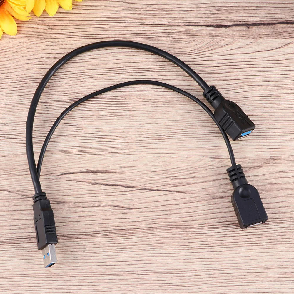 2 в 1 кабель для передачи данных Micro USB 3 0 концентратор штекер гнездо Двойные Порты