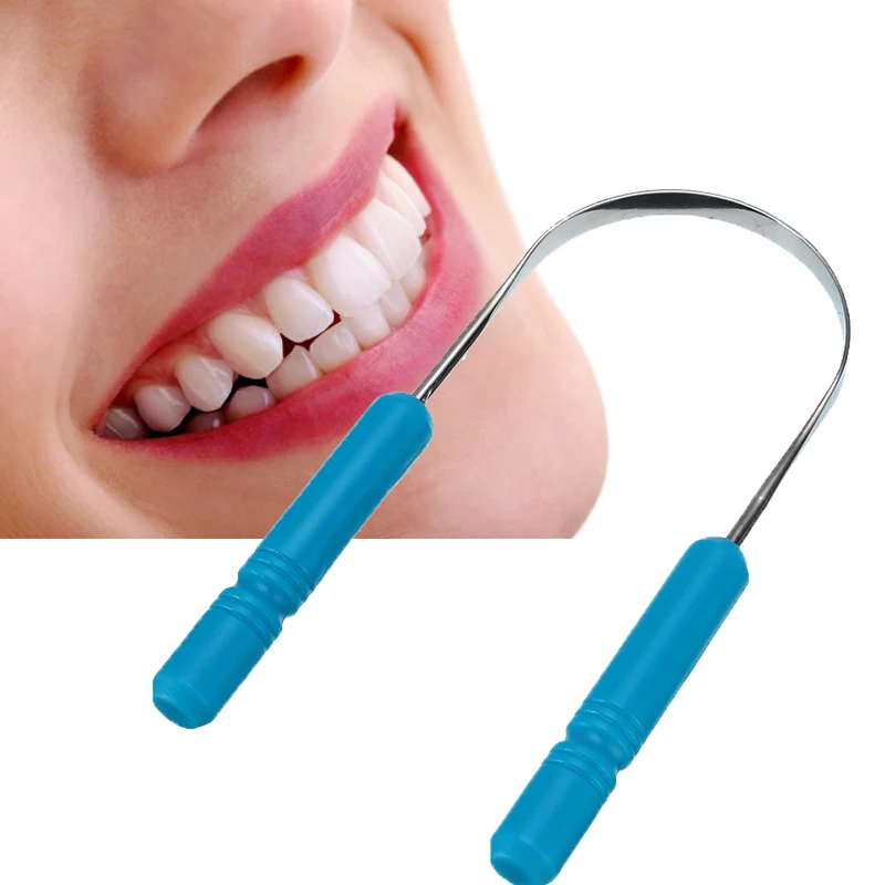 Нержавеющая сталь очиститель языка свежее дыхание рот язык скребок