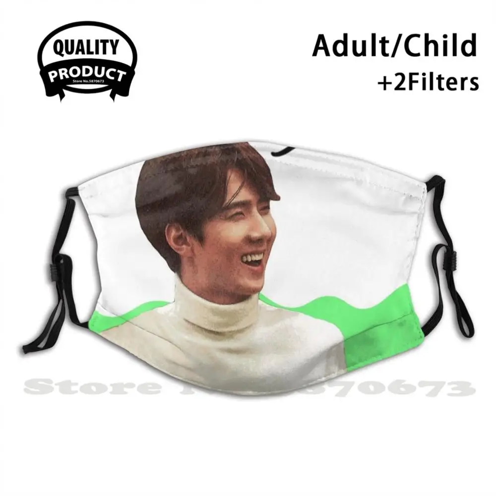 Sehun модные маски для рта фильтрующая маска взрослых и детей лица Exo Oh автограф