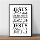 Картина с изображением Иисуса, вера в Иисуса, Настенная картина для украшения дома