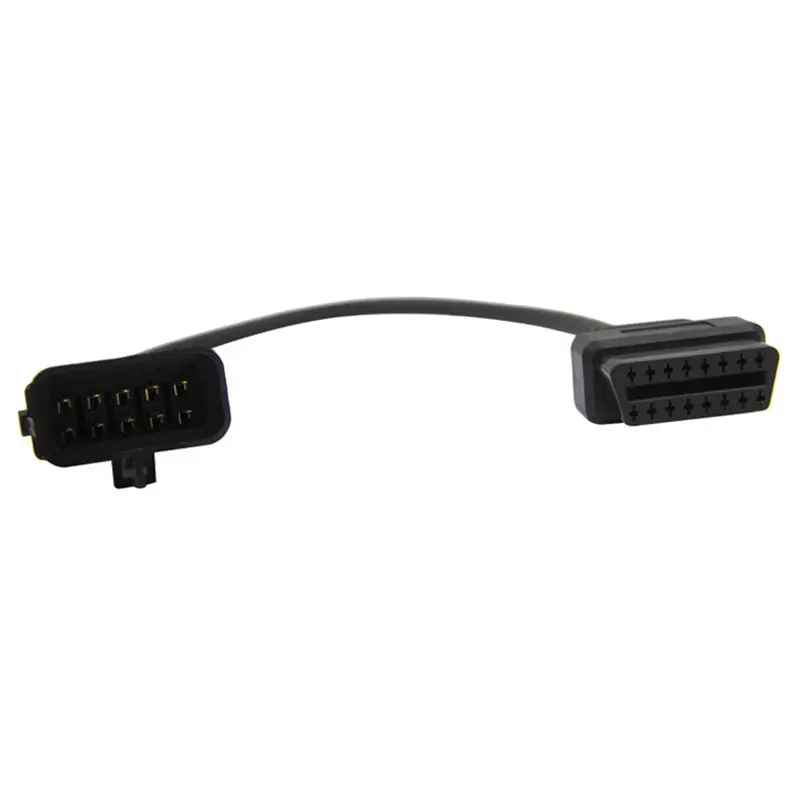 10Pin до 16Pin OBD2 Автомобильная диагностика расширения инструмент Соединительный