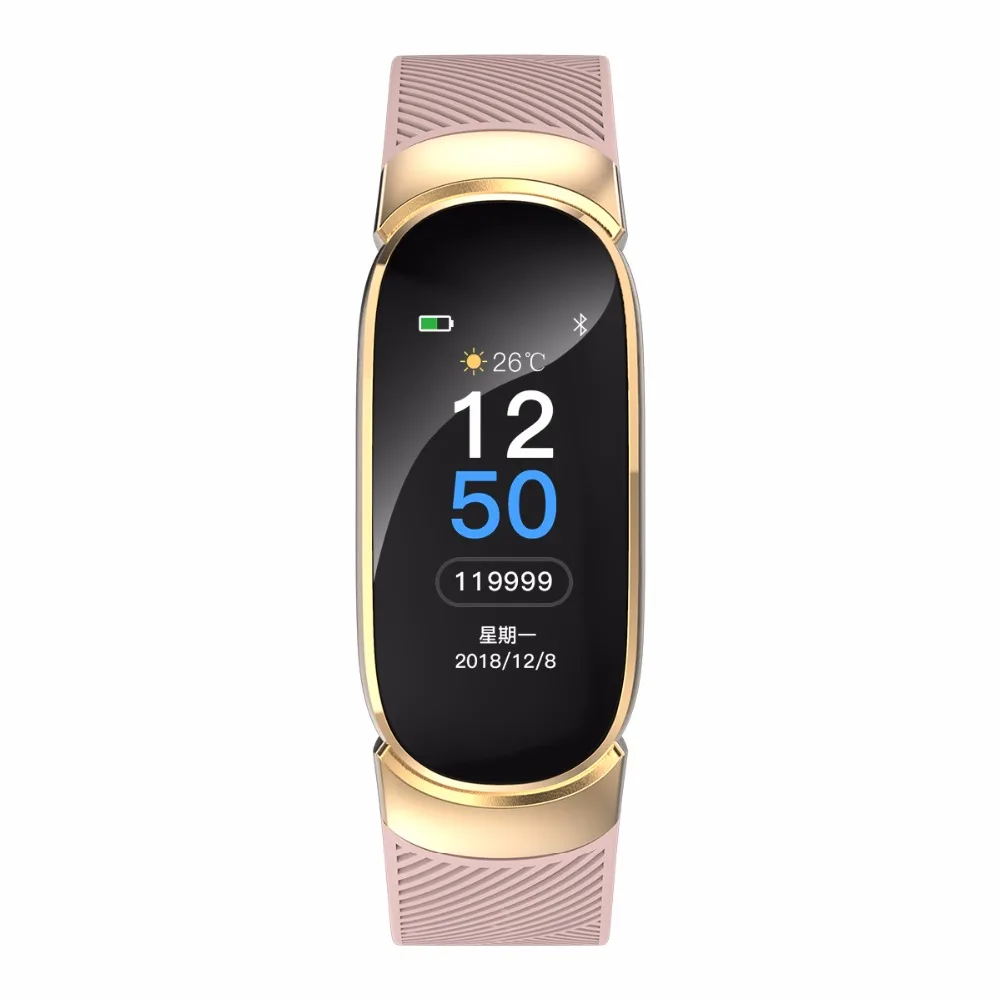 New Sports Waterproof Smart Watch Women Smart Bracelet Band Bluetooth Heart Rate Monitor Fitness Tracker Smartwatch Metal Case id130c bluetooth smart band multiple sports fitness bracelet tracker heart rate monitor remote camera gps smart wristbands