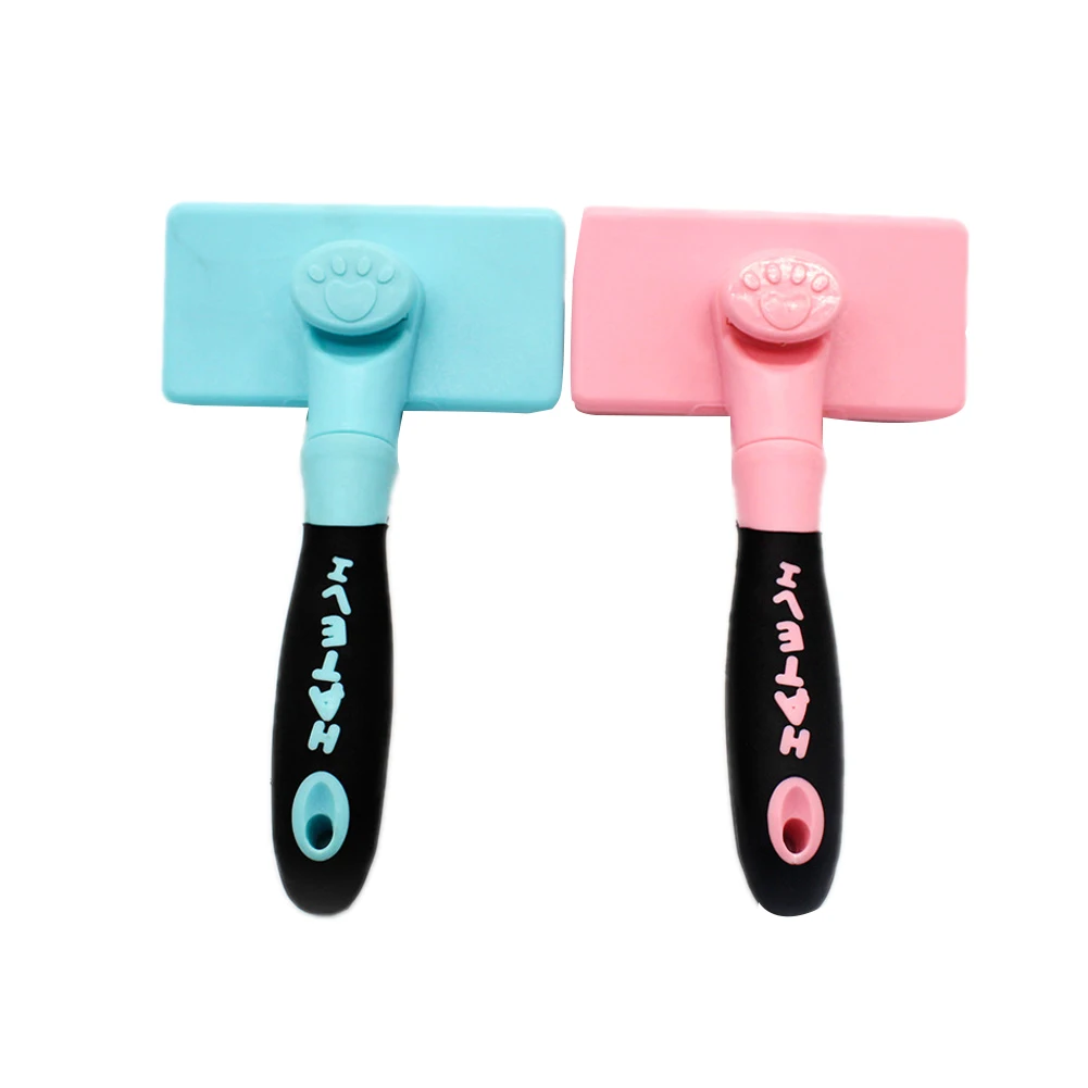 Собака волос гребень с рисунком собачки и котика Специальная игла Товары для