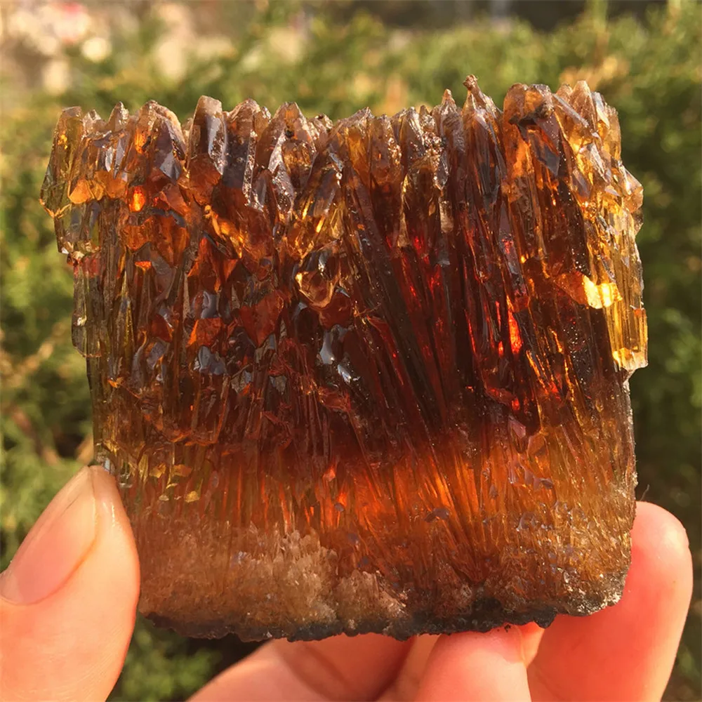 Натуральный Желтый Янтарный кальцит необработанный камень Хрустальный