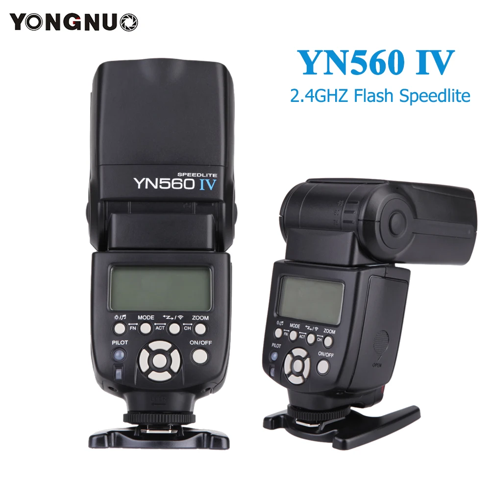 YONGNUO YN 560 IV 2 4 GHZ Вспышка Speedlite для Nikon Canon Olympus Pentax DSLR камера беспроводная основная