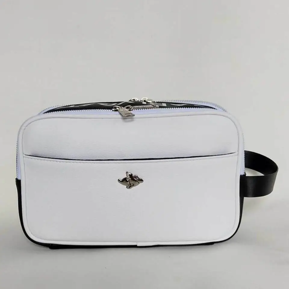 New golf bag clutch bag double-layer large-capacity bag multi-functional color-blocking handbag