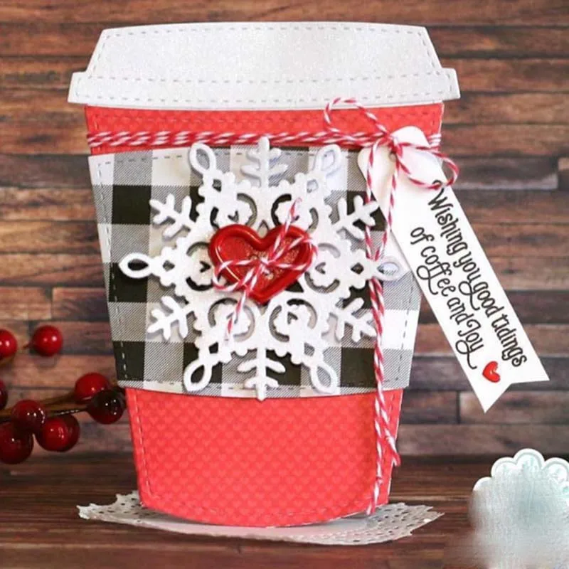 Кофейный слайдер металлические Вырубные штампы вырезанные формы украшения