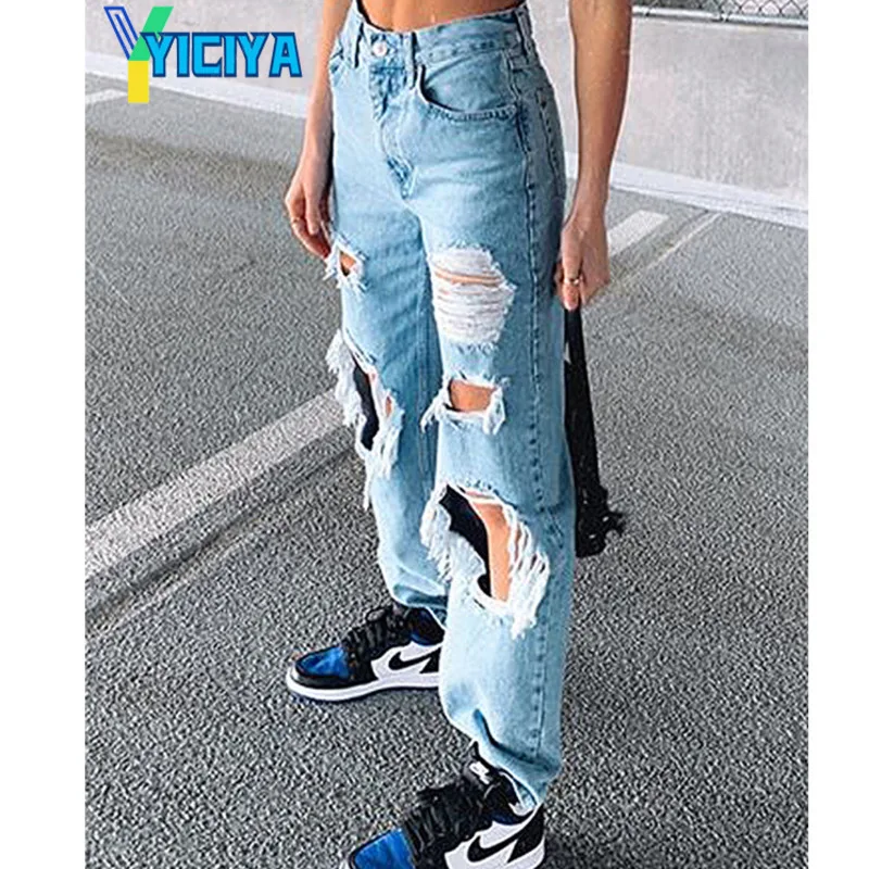 

YICIYA women's jeans with holes to show thin slim fit jeans women's pants jean femme pants for women y2k met mom jeans