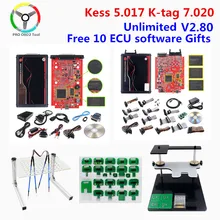 Master Online EU Red Kess Ksuite V5.017 V2.80 v2.25 No Tokens Limited ECU Chip Tuning V2.23 Kess ECU Programmer