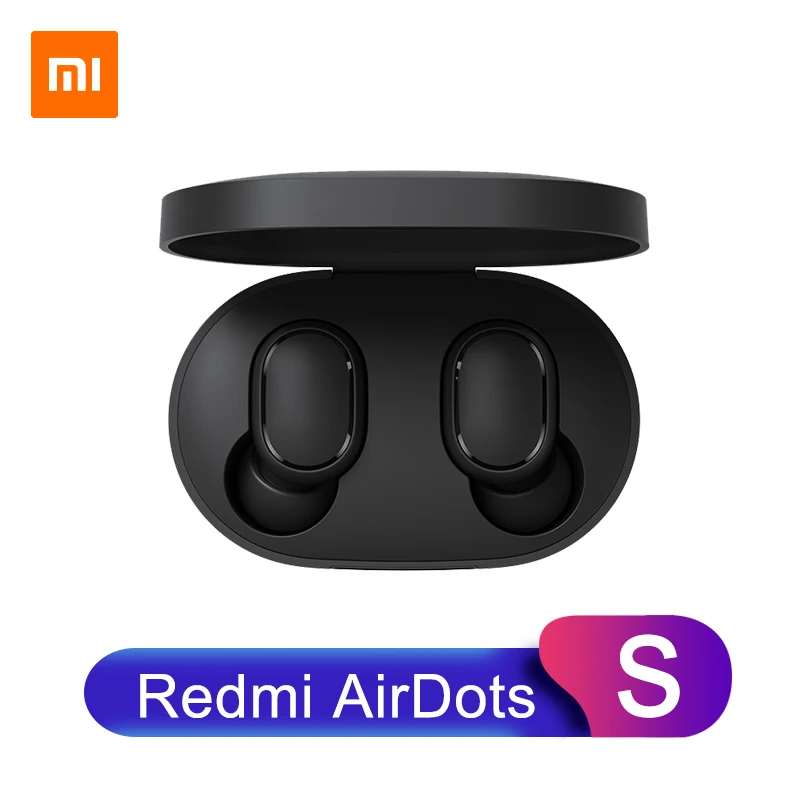 Xiaomi Redmi Airdots S TWS шумоподавление Bluetooth наушники стерео Бас 5 0 с микрофоном Handsfree