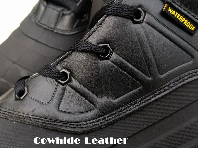 Мужские рабочие ботинки из воловьей кожи со стальным носком для треккинга охоты