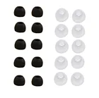 Сменные силиконовые наушники, 10 пар, Прозрачные наконечники среднего размера для наушников Sony Phillips