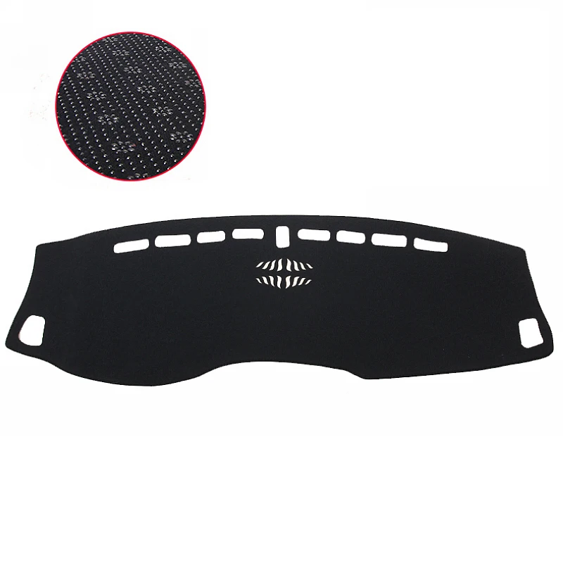 silicagel black edge Lsrtw2017 приборной панели автомобиля козырек от солнца коврик для Kia Kx5 Sportage Форте Rio интерьер Молдинги аксессуары - Название цвета: silicagel black edge
