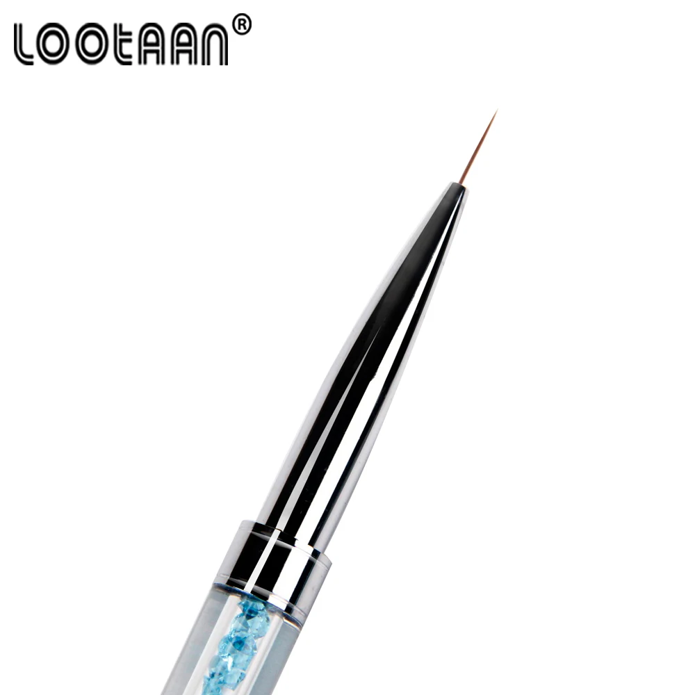 Кисть для рисования с двойной головкой и кристаллами #4 9 мм | Красота здоровье