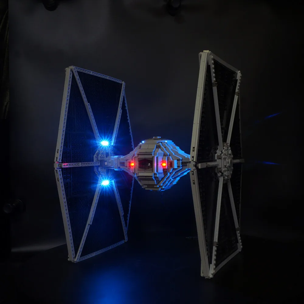 Набор со светодиодной подсветкой 75095 UCS TIE Fighter Звездные наборы строительные блоки