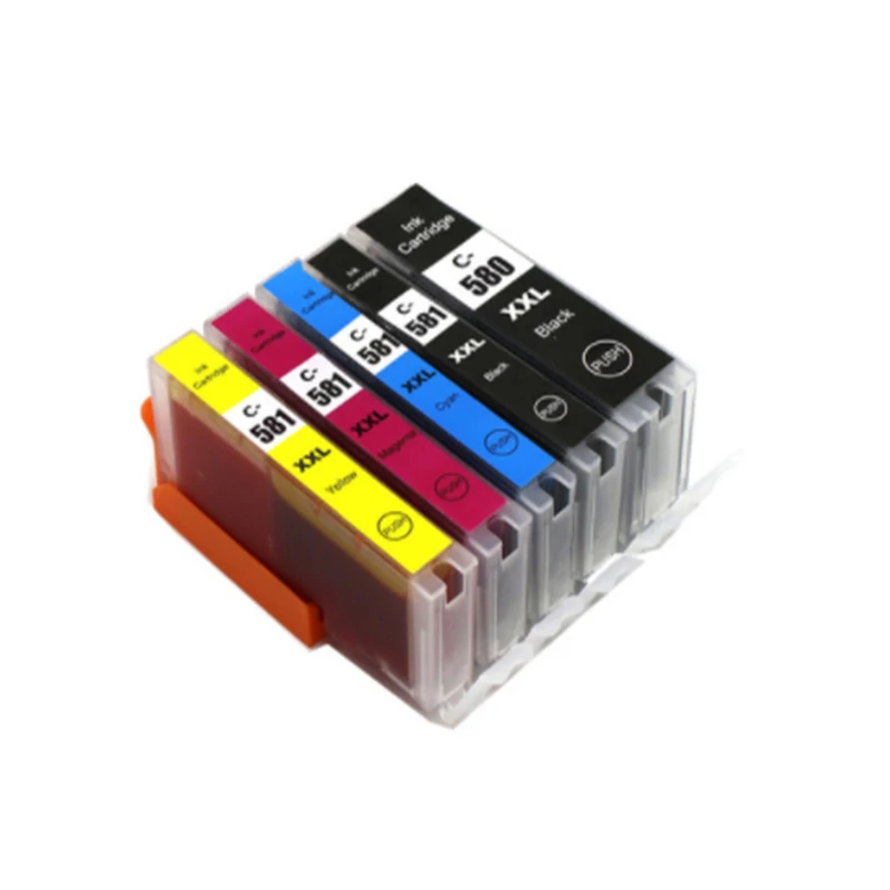 

Einkshop For canon pgi-580xxl pgi-580 cli-581 ink cartridge For canon PIXMA TR7550 TR8550 TR 7550 TS6150 TS6151 TS 6150