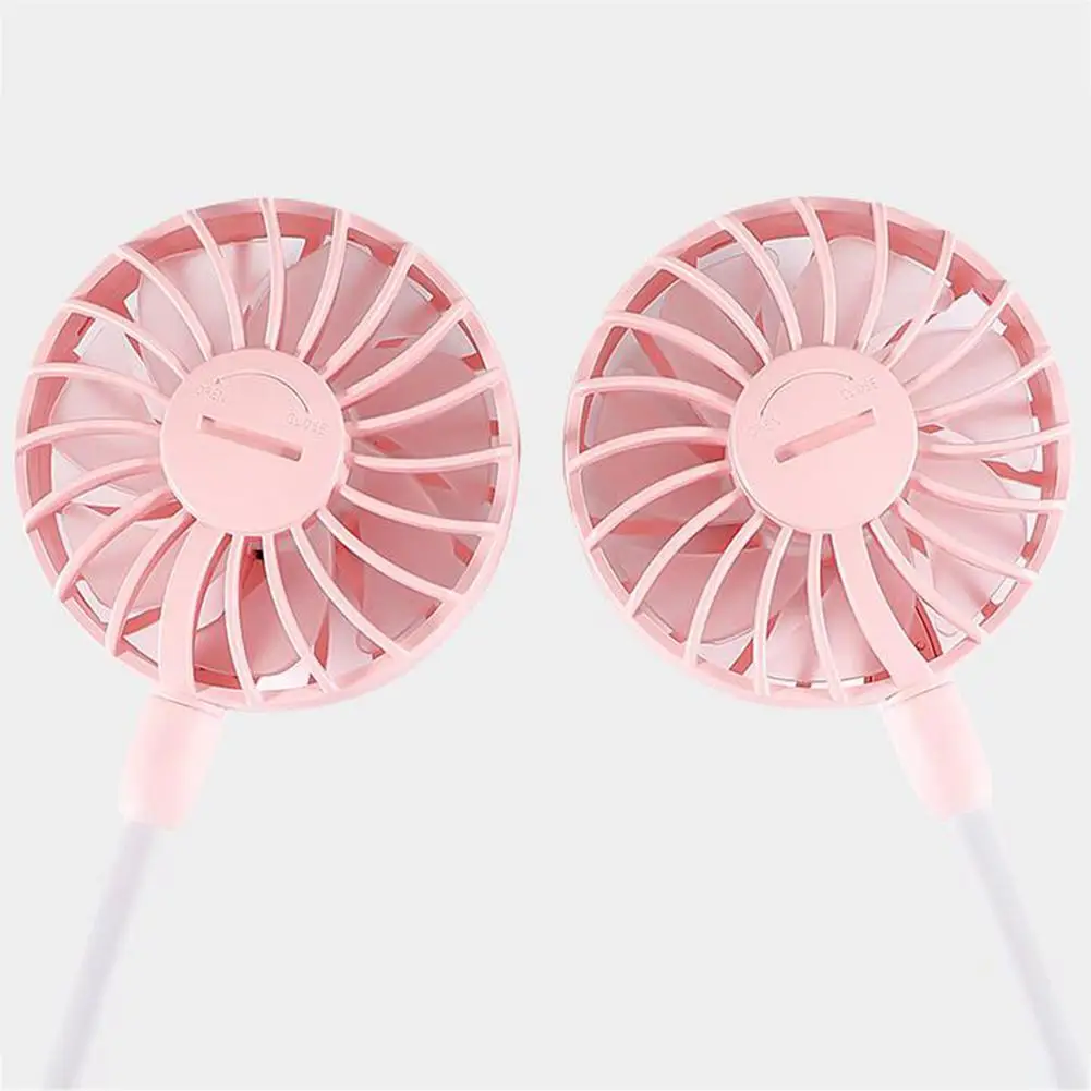 Студенческий ленивый вентилятор Usb зарядка портативный Прохладный нашейный на