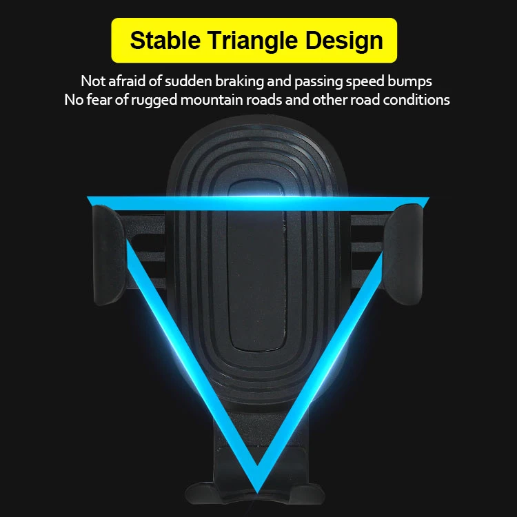 Автомобильное беспроводное зарядное устройство 10 Вт с автоматическим