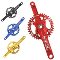 bicycle crank 104bcd round shape narrow wide 32t34t36t38t mtb chainring bicycle chainwheel bike circle crankset single plate