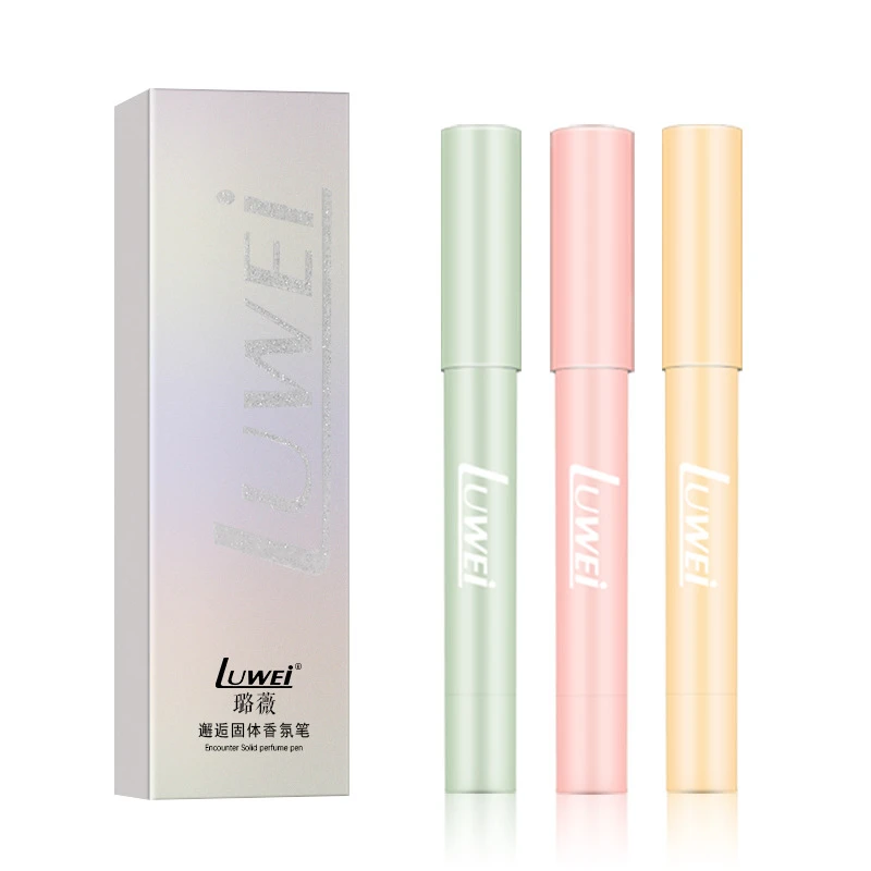 

Portable Solid Perfume Fragrances Women Men Solid Balm Pen Lasting Fresh Light Fragrance Stay Long Solid Stick Body Perfume