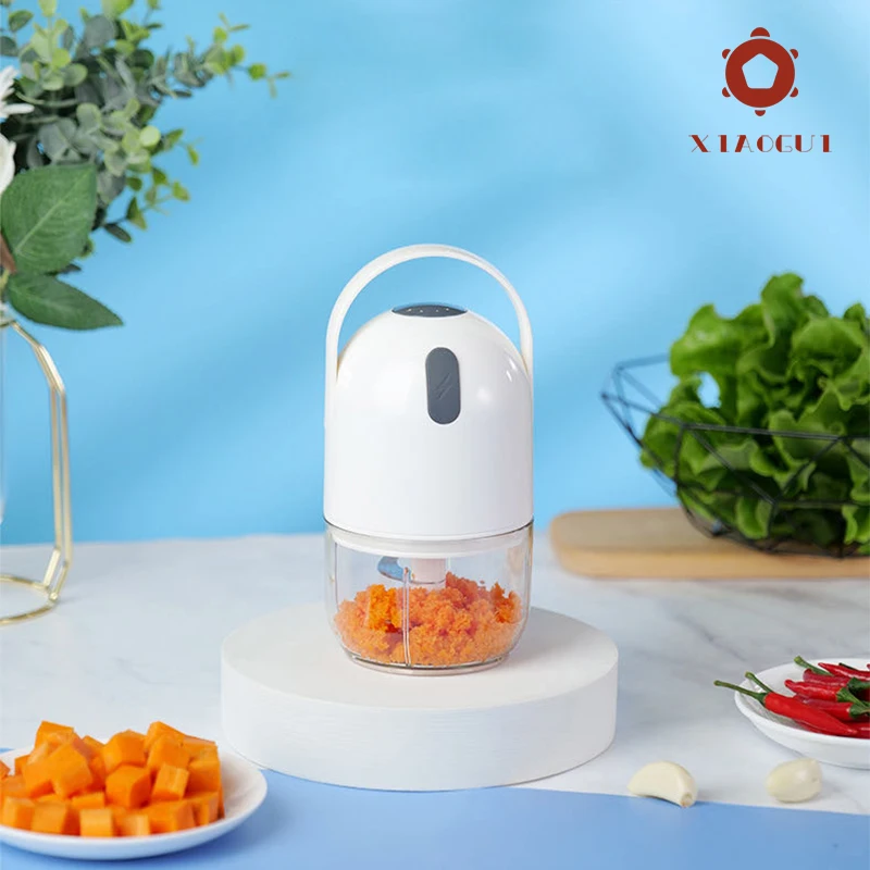 Портативная кухонная машина XiaoGui Электрический пресс для чеснока с USB кухонный