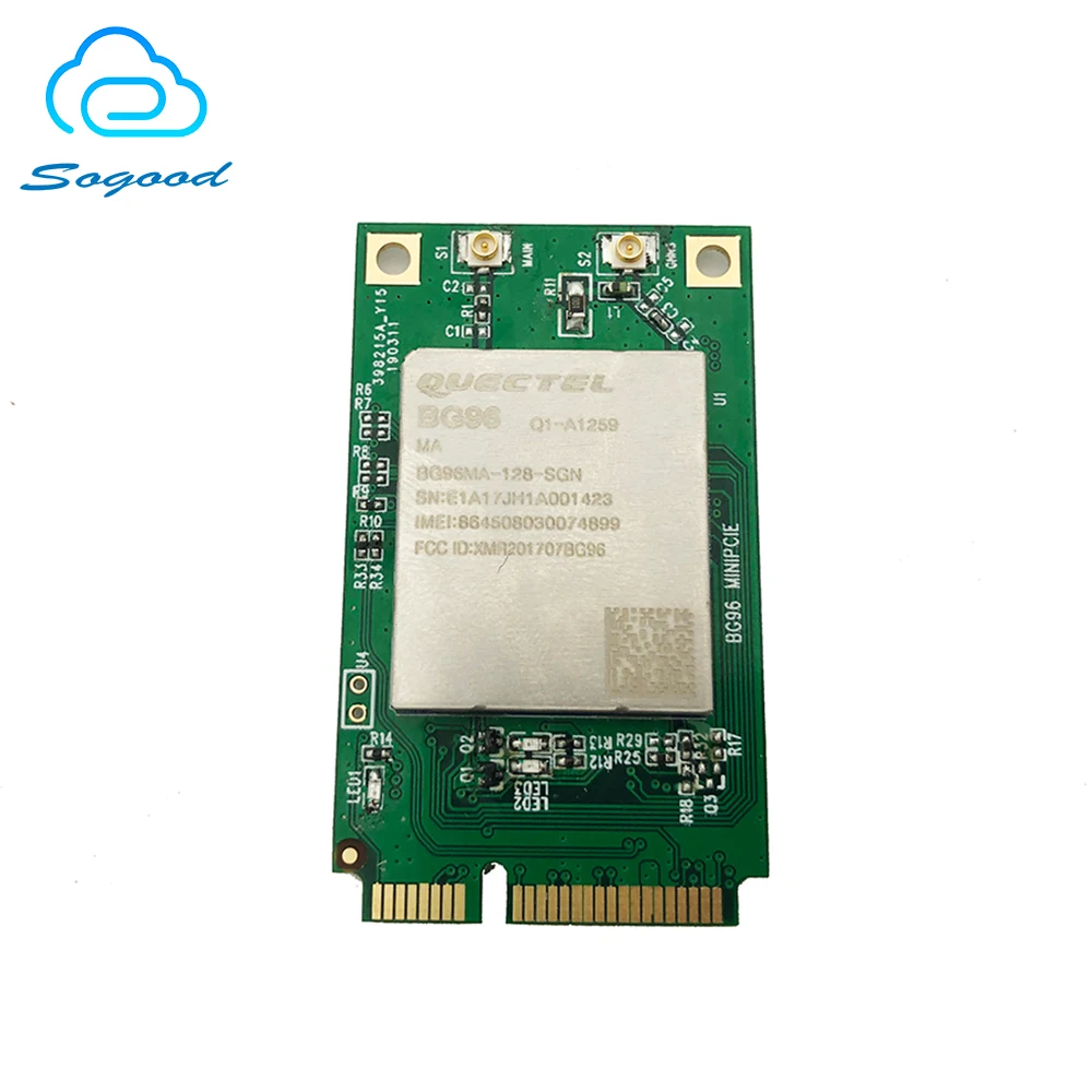 BG96 MiniPCle BG96MA 128 SGN LTE Cat.M1/NB1 модуль с SIM разъем карты Встроенный GPS поддерживает 2G