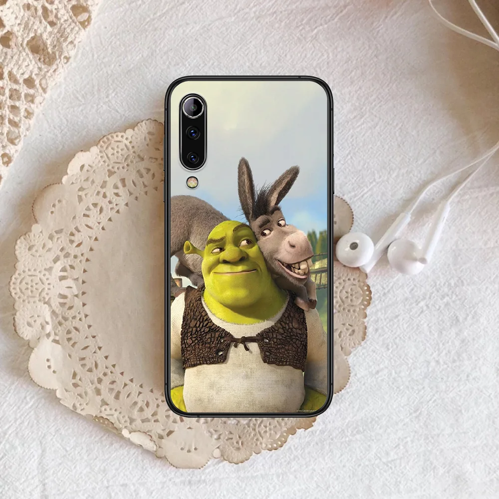 

Cartoon monster Shreks Phone case For Xiaomi Mi note 10 A3 9 MAX 3 A2 8 9 Lite Pro ultra black Prime Silicone Back Luxury