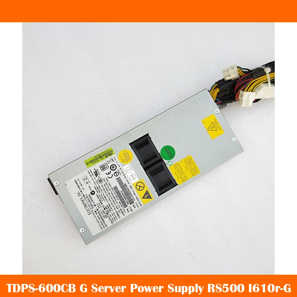 Original For TDPS-600CB G 600W Server Power Supply RS500 I610r-G 4 8P Ports  Will Fully Test Before Shipping