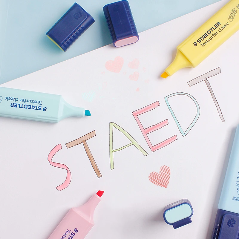 1 шт. Staedtler sharpie цветной хайлайтер 364 Детские макароны студентов с офисными бликами текст маркер для выделения ручка