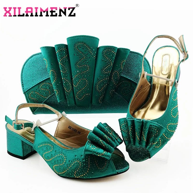 Новое поступление Осенние босоножки и сумки яркого цвета модные африканские