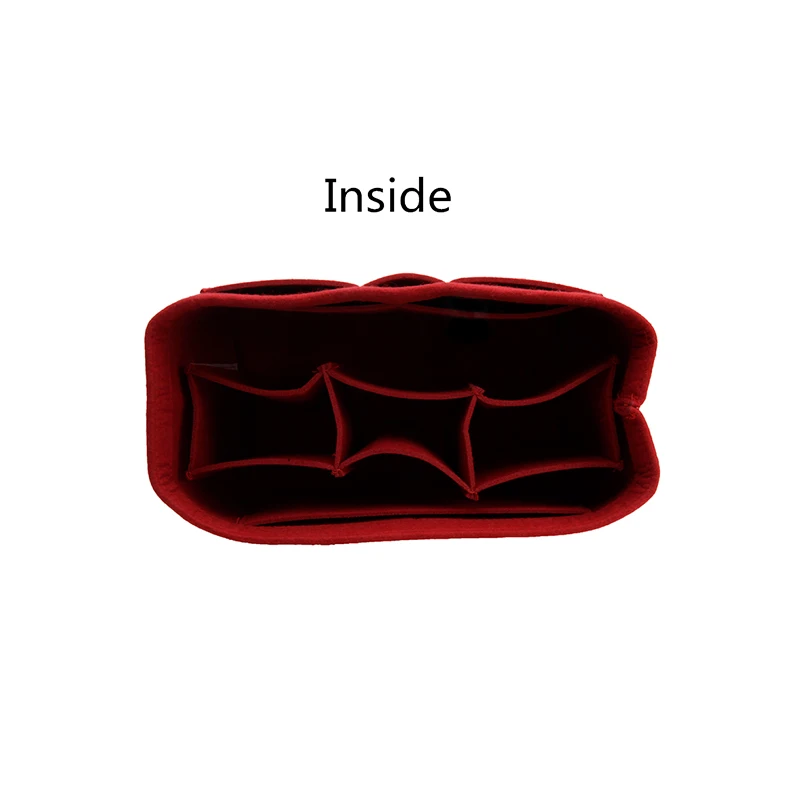 Органайзер для макияжа войлочная вставка сумка сумки дорожный Внутренний