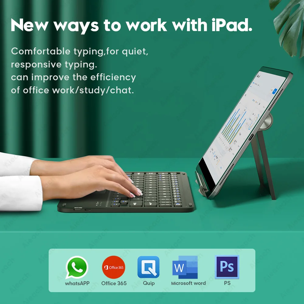Для iPad клавиатура с сенсорной панелью Teclado Bluetooth для Pro 11 12 9 2020 10 2 7th 8th Air 3 4