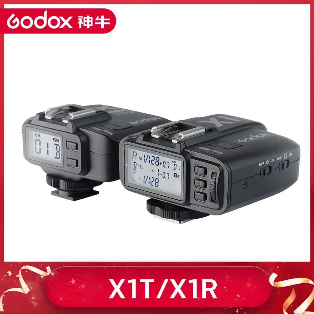 Godox X1t X1 комплект ttl 2 4G беспроводной триггерный передатчик вспышки приемник для