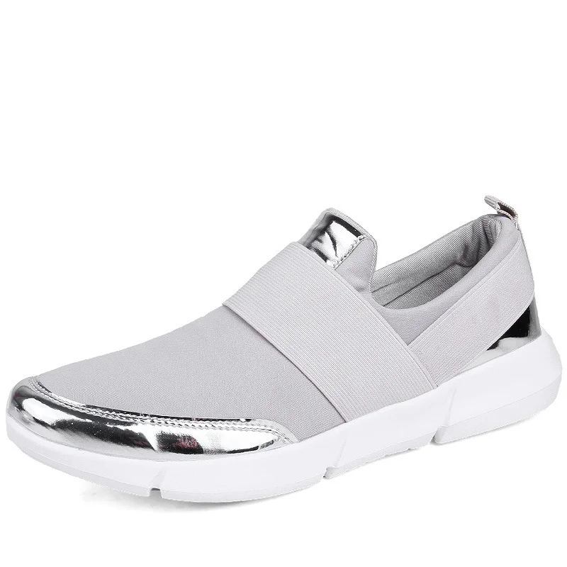 Лоферы женские без шнуровки Повседневные Удобные дышащие туфли из эластичной