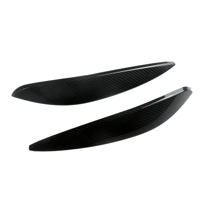 Передние фары из углеродного волокна наклейка на веко для бровей Обложка Mercedes Benz