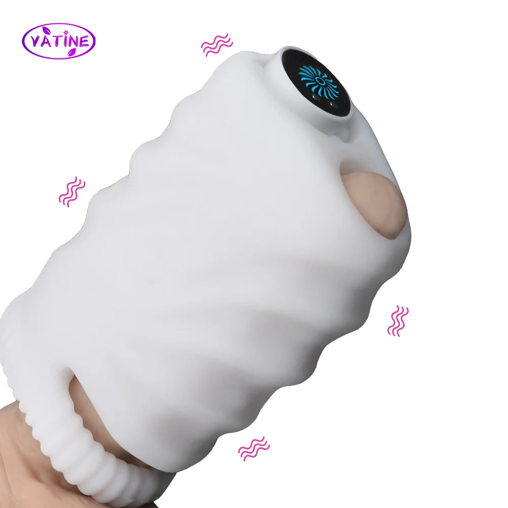 Эротические мужские Вибраторы пенисы насос Массажер Мужской мастурбатор машина