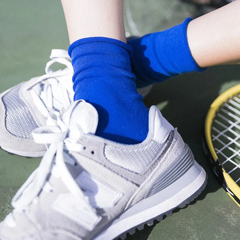 Распродажа 5 пар/лот Карамельный цвет женские носки без пятки однотонные черный