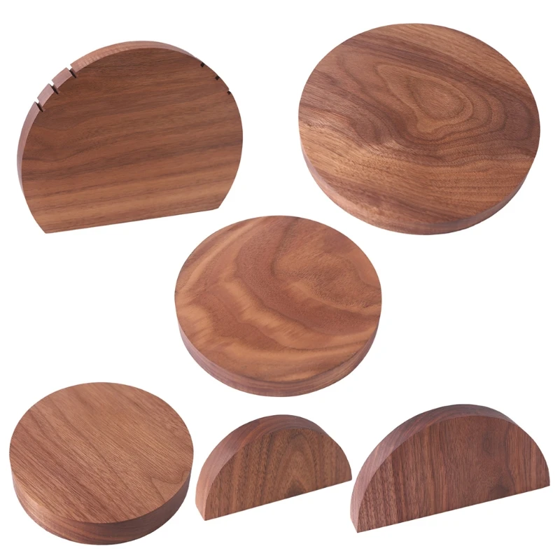 

Wood Necklace Stand Holder Shelf Jewelry Display Rack Bracket Rings Earrings Organizer for Woman Girl