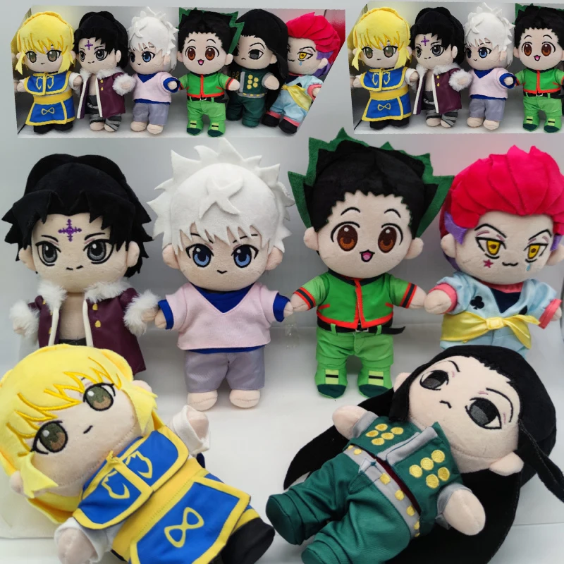 

HUNTER X HUNTER Killua Irumi Hisoka Kulolo Plush Doll Figure Display Stuffed Toy With Clothes 20cm Cute Limit Cosplay Fan Gifts