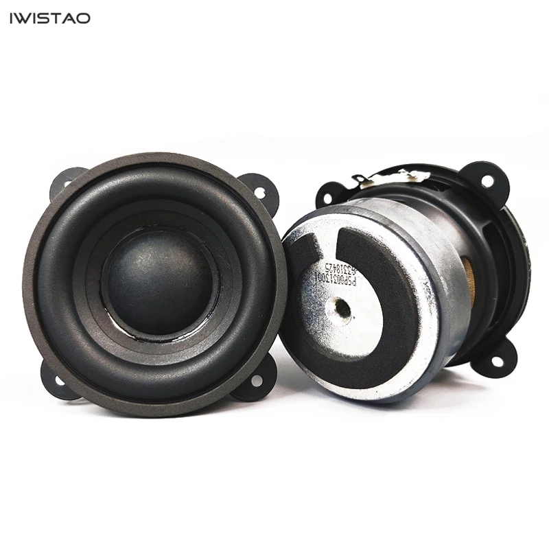 IWISTAO 2-полосный HIFI динамик 3 5 дюйма сабвуфер 1 дюйм твитер 4 Ом 50 Вт Корпус из