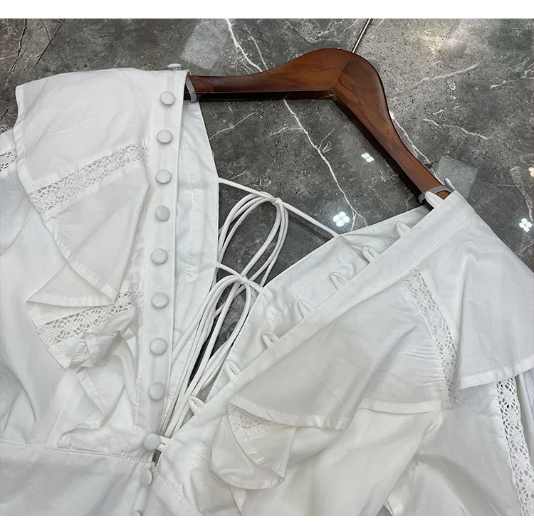 

Combinaison Femme 2021 Summer Spring Women Jumpsuits New Elegant Long Sleeve Playsuits Deep V-neck Plain Playsuit Ladies Rompers