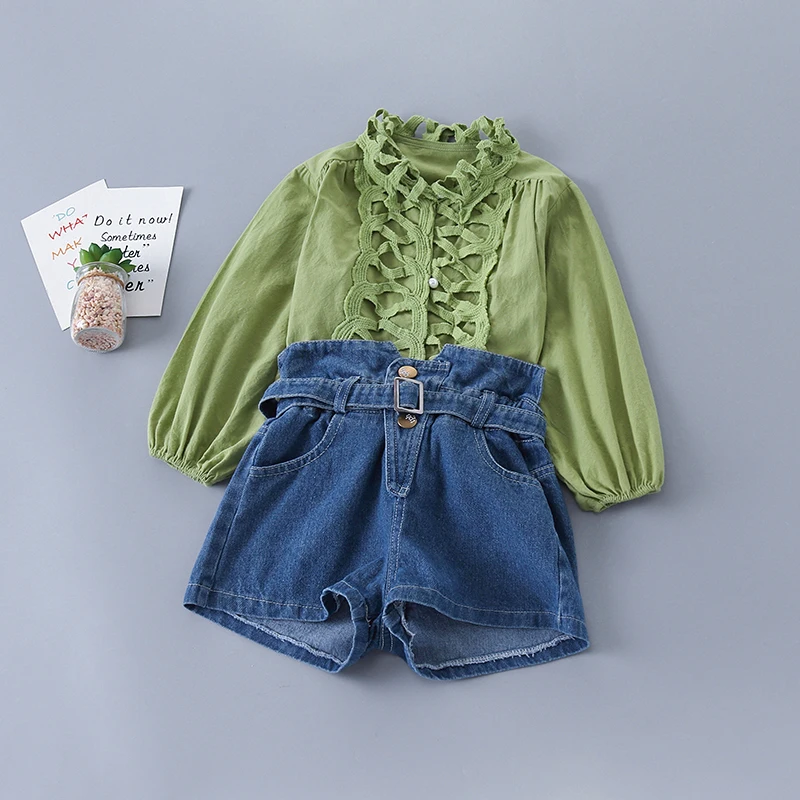 Комплект весенней одежды высокого качества для девочек возрастом от 3 до 7 лет