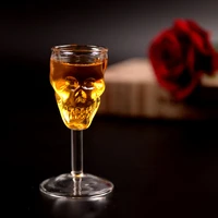 scandinavian style glass creative tall glass skull glass eco glass whiskey wine glass skull cocktail glass b20036