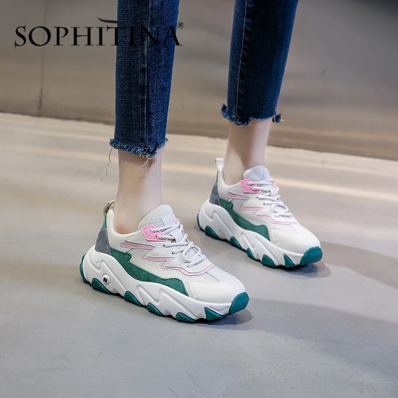 SOPHITINA/Модная женская обувь на плоской подошве Высококачественная повседневная