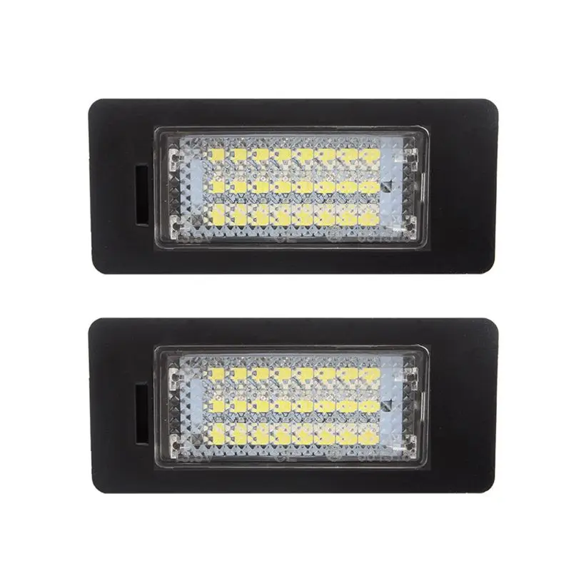 

A Pair 24 LED 3528 SMD LED License Plate Lights Lamps Bulbs 6000K Cool White Fit For BMW E82 E90 E92 E93 M3 E39 E60 E70 X5