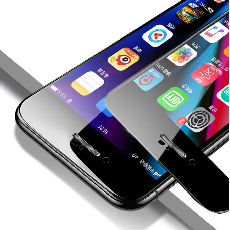 С простой установкой рамка Полное покрытие закаленное стекло для iPhone X XS max XR 11 Pro