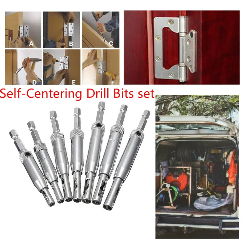 

Набор насадок из быстрорежущей стали, для дверей, окон, шкафов, 16/4/7 шт.