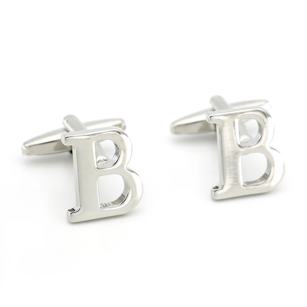 Мужские Запонки с буквой X запонки из качественной латуни 26 английских символов